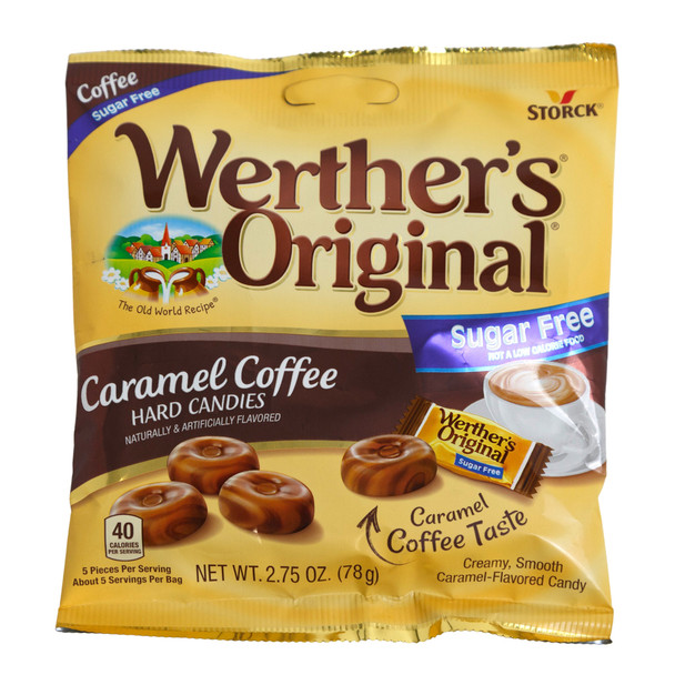 WERTHERS SUGAR FREE CARAMEL COFFEE 2.75 OZ