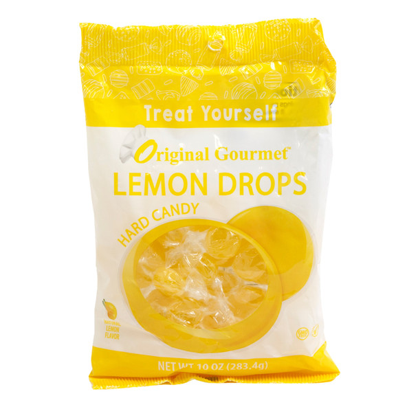 LEMON DROPS HARD CANDY 10 OZ PEG BAG