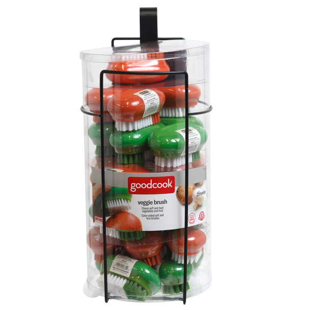 VEGETABLE BRUSH 24PC DISPLAY GOODCOOK