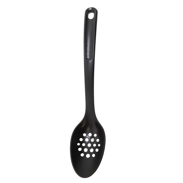 SLOTTED SPOON TOOL NYLON BRADSHAW HOME BLACK