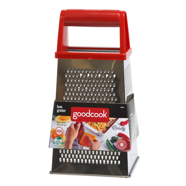 GRATER 9IN STAINLESS STEEL/PLASTIC HANDLE READY GOODCOOK