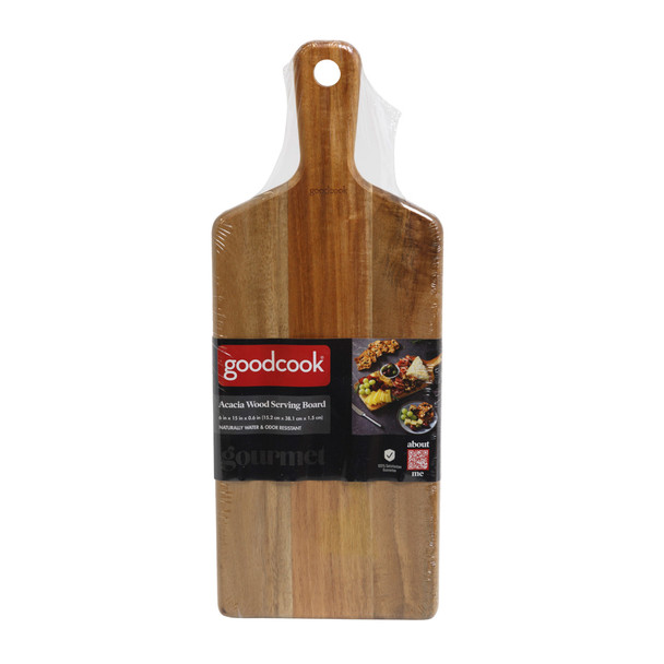 SERVING BOARD 15X6 ACACIA WOOD GOODCOOK