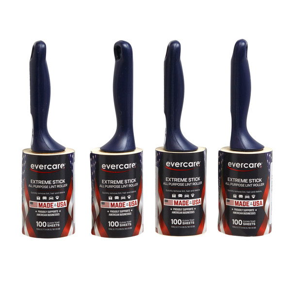 LINT ROLLER 4PK 100LAYER BUTLER-EVERCARE