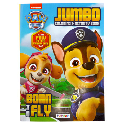 COLORING BOOK PAW PATROL IN 24PC DISPLAY BOX SELL IN USA ONLY