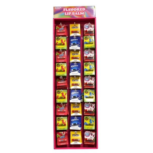 LIP BALM CANDY FLAVORED 150 CT 6 ASSORTED #AS00364Q POWER PANEL - USA ONLY NO EXPORT