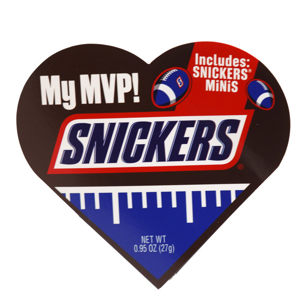 SNICKERS HEART BOX .95 OZ COUNTER DISPLAY