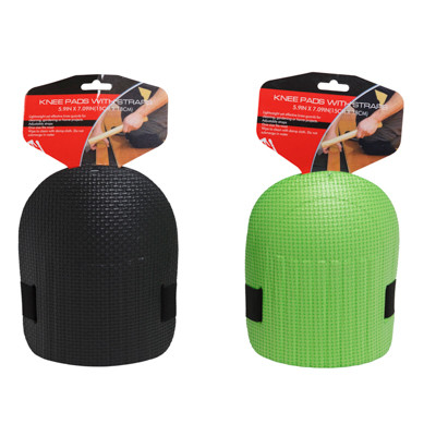 KNEE PADS 2PK W/STRAPS DURABLE FOAM RUBBER PADDING HOME/GARDEN USE HDR