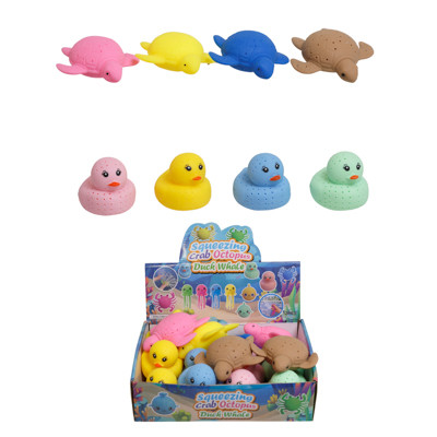 SOAK-N-SPLASH DUCKS & TURTLES EA IN 12PC PDQ/4AST COLORS EA/HT