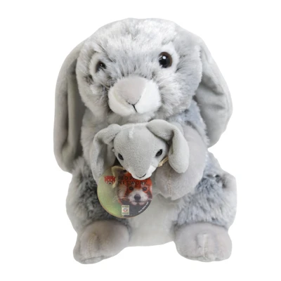 PLUSH 9IN RABBIT W/KIT (12.00)