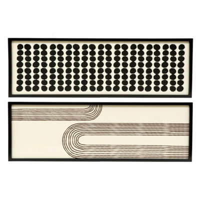 WALL SIGN 47X17X1.5 ARCH/DOTS REVERISBLE WOOD (130.00)