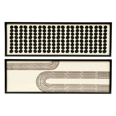 WALL SIGN 47X17X1.5 ARCH/DOTS REVERISBLE WOOD (130.00)