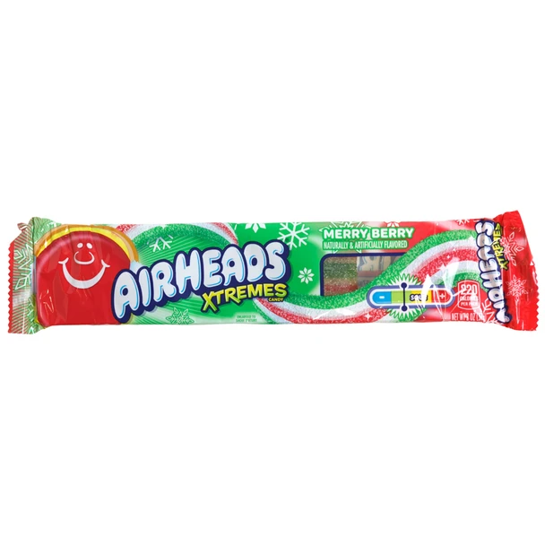 AIRHEADS XTREMES MERRY BERRY 2 OZ - COUNTER DISPLAY