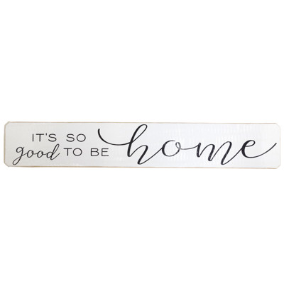 WALL DECOR 43.98X7.33  GOOD TO BE HOME MDF WOOD PEGGABLE