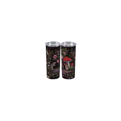 TUMBLER 20OZ 3X7.75 COFFEE WOODLAND STAINLESS STEEL/PLASTIC