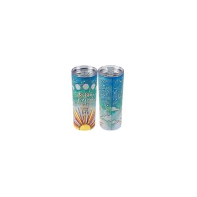 TUMBLER 20OZ 3X7.75 COFFEE YOU CAME STAINLES STEEL/PLASTIC