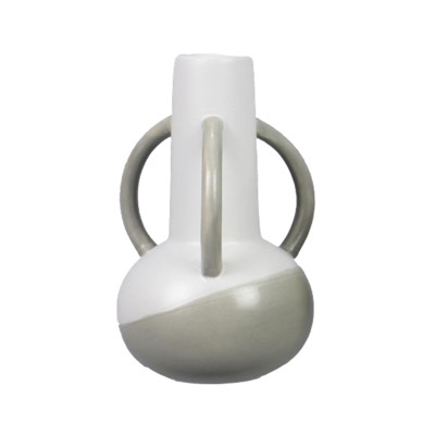 VASE DIPPED COLOR STONEWARE 3.55X3.55X6.2