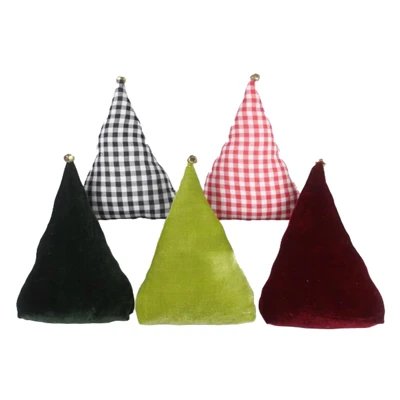 TABLETOP DECOR 5AST CHRISTMAS TREE FABRIC 8.7X4.9X14.2
