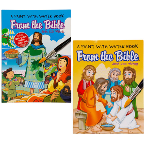 PAINT WITH WATER BIBLE STORIES2 ASST IN PDQ