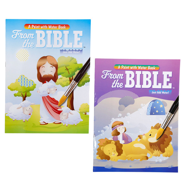 PAINT WITH WATER BIBLE STORIES2 ASST IN PDQ