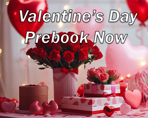 Prebook Valentine's Day Now