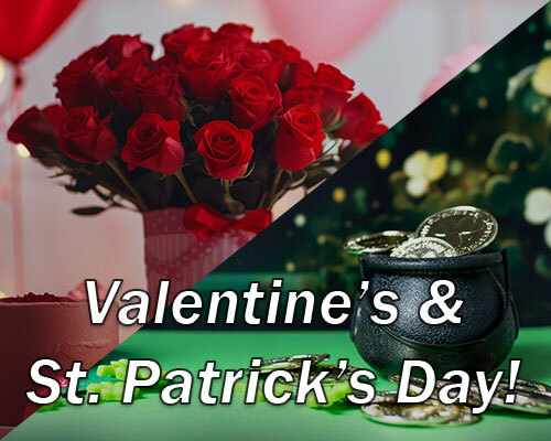 Valentine's & St. Patrick's Day Merchandise