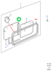 GUARNIZIONE VERTICALE VETRO SCORREVOLE DEFENDER OEM