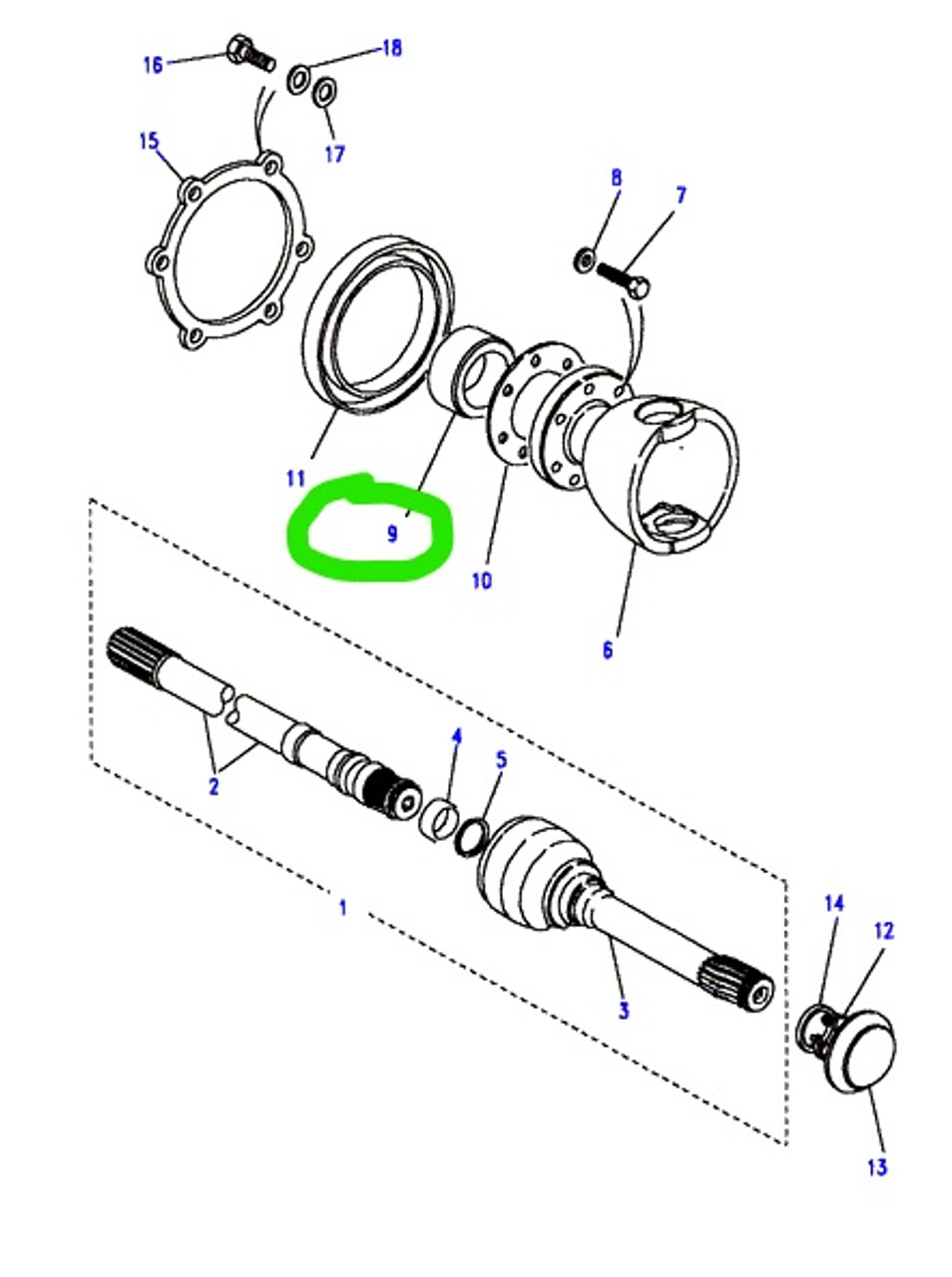 PARAOLIO INTERNO BOCCIA DEF/D1/RRC/S3 