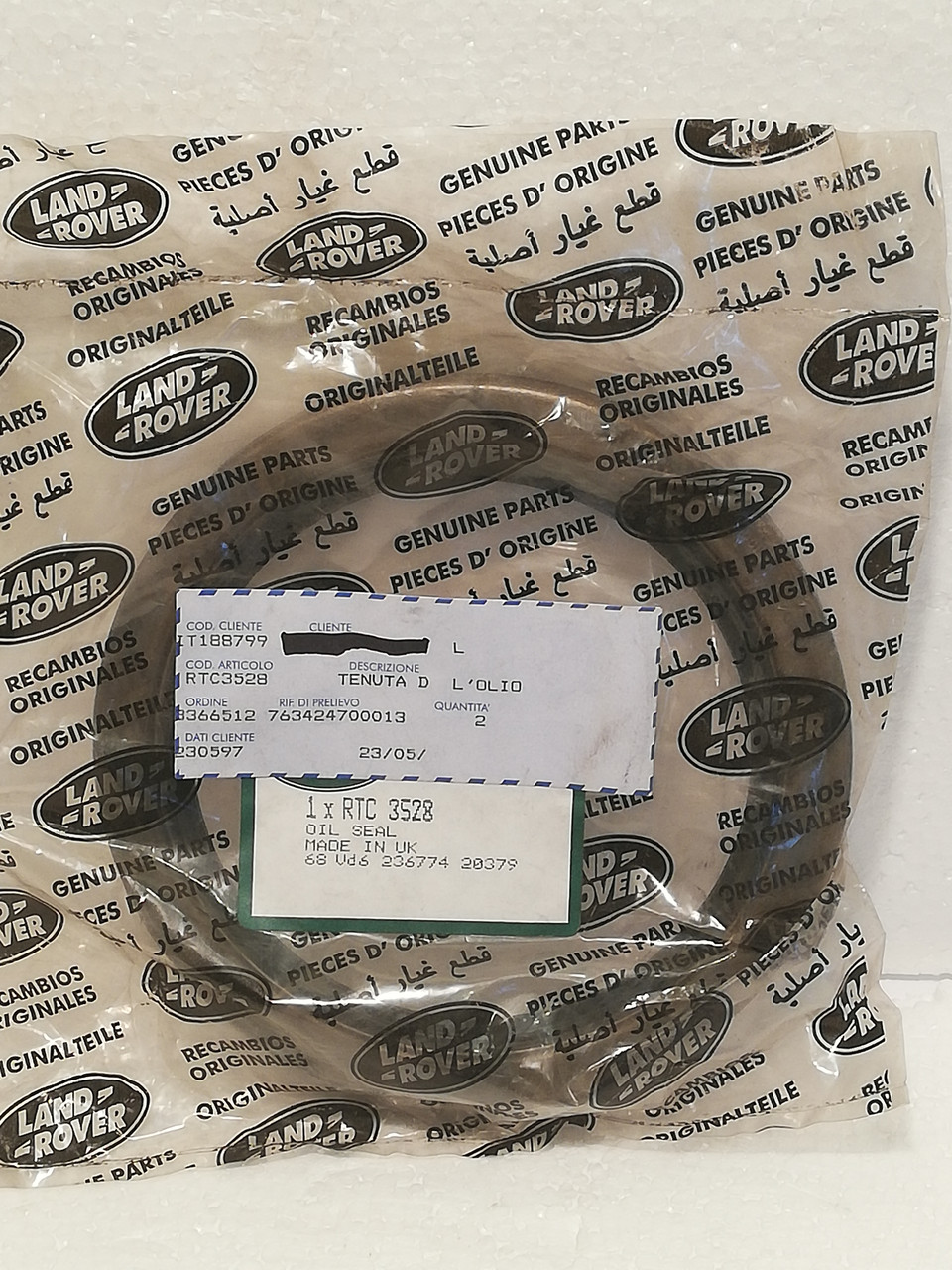 Guarnizione tenuta olio SERIE 2/3