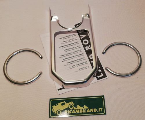 FINITURA ALLUMINIO CAMBIO+PORTABICCHIERI D3