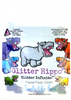 Glitter Hippo Pastel Pearl Glitter - Smells Like Rain - Grey Blue Stormy Soft Dusty Blue  Pearlescent Fine Glitter