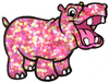 Iridescent Small Chunky Glitter - Birthday Queen - Glitter Hippo® Pink Red Magenta