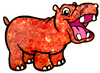 Glitter Hippo® Iridescent Mylar Flakes - Eternal Flame - Orange-Red Glitter Flakes
