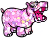 Holographic Kawaii Stars Glitter Rounded Star Glitter Flower Glitter Holo Glitter Hippo