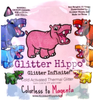 Cold Activated Thermal Glitter - Colorless to Magenta - Cold Color Changing Glitter Thermochromic