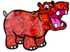 Glitter Hippo® Holographic Sprinkle Glitter - Strawberry Syrup - Red Holo Glitter