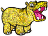 Glitter Hippo® Holographic Sprinkle Glitter - Banana Split Decision - Yellow Gold Holo Glitter