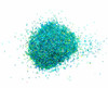 Glitter Hippo® Holographic Sprinkle Glitter - Frosty Frosting - Teal Turquoise Blue-Green Holo Glitter