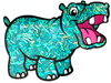 Glitter Hippo® Holographic Sprinkle Glitter - Frosty Frosting - Teal Turquoise Blue-Green Holo Glitter
