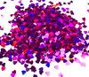 Holographic Shape Glitter - Purple Hearts  - Glitter Hippo®