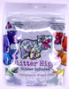 Holographic Shape Glitter - Silver Hearts  - Glitter Hippo®