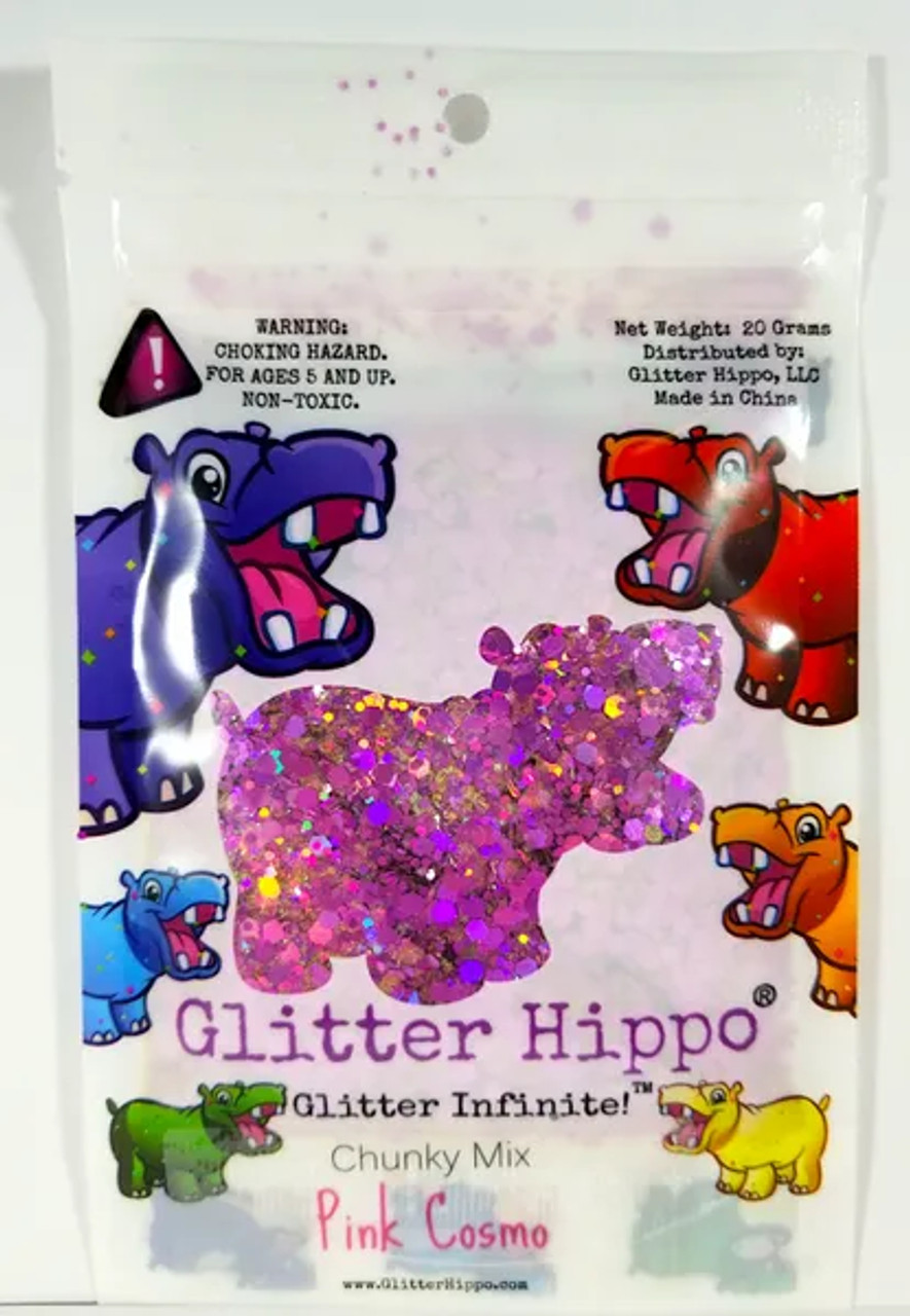WEDNESDAYS Pink Iridescent Chunky Glitter Mix Chunky Glitter Mix 2 Oz  Glitter Polyester Glitter Glitter 