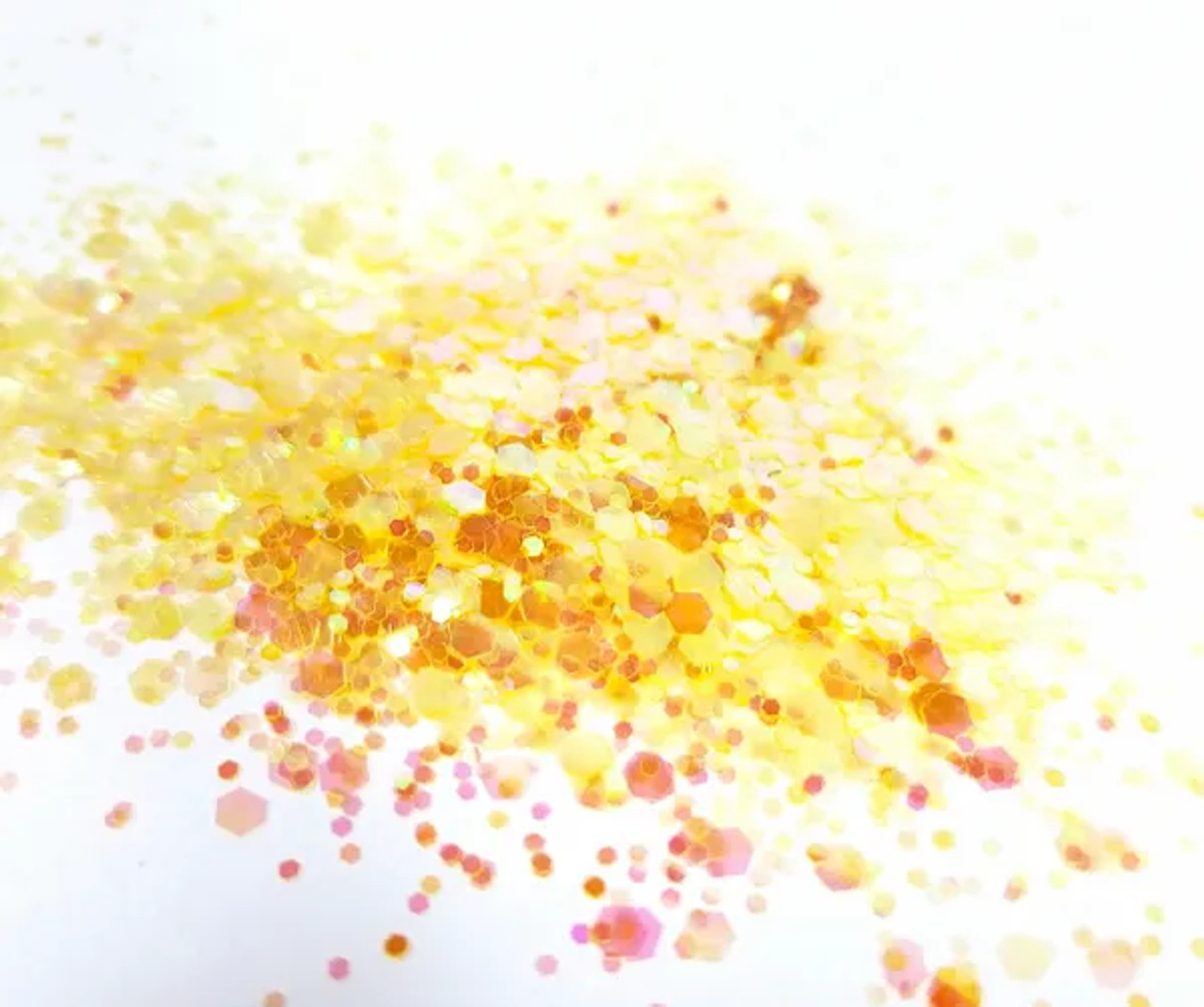 Moon Glitter - Iridescent Chunky Glitter - Orange