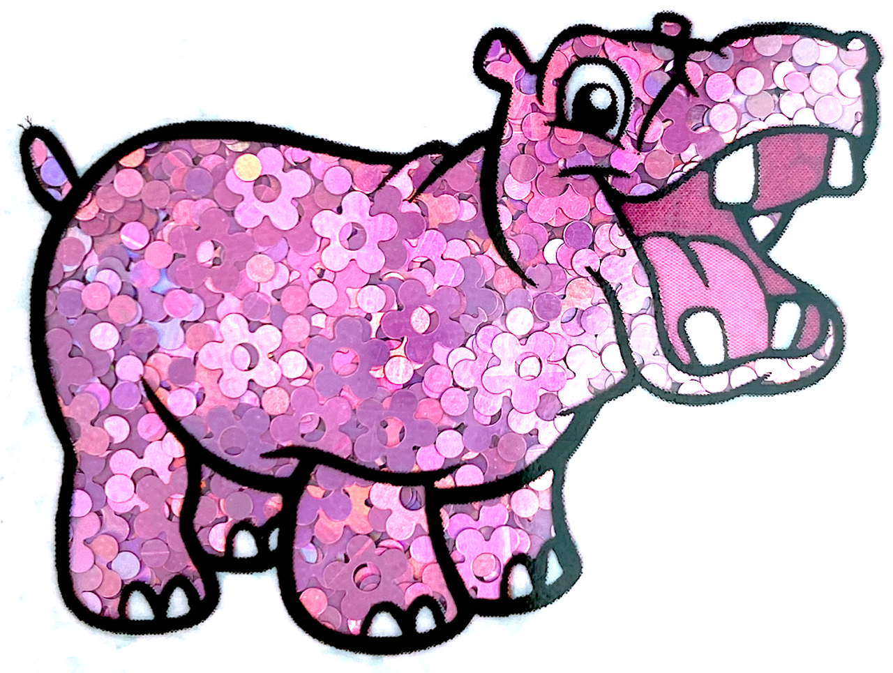 animated pink glitter