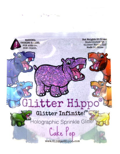 Glitter Hippo® Holographic Sprinkle Glitter - Cake Pop - Light Purple Lilac Lavender Holo Glitter