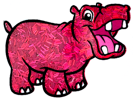 Glitter Hippo® Holographic Sprinkle Glitter - Raspberry Filling - Raspberry Red Pink Holo Glitter