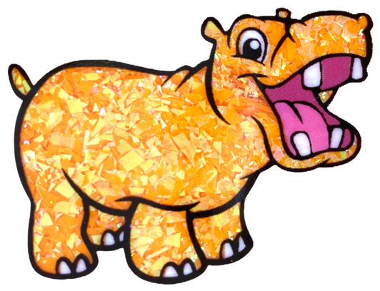 Orange Iridescent Mylar Flakes - Iridescent Orange Glitter Flakes - GlitterHippo.com Glitter Flakes for Resin, Nails, Tumblers, and more