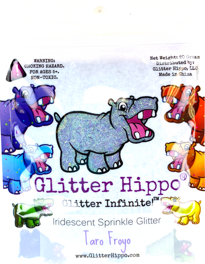 Iridescent Sprinkle Glitter - Taro Froyo - Lilac Purple Tinsel Glitter GlitterHippo.com