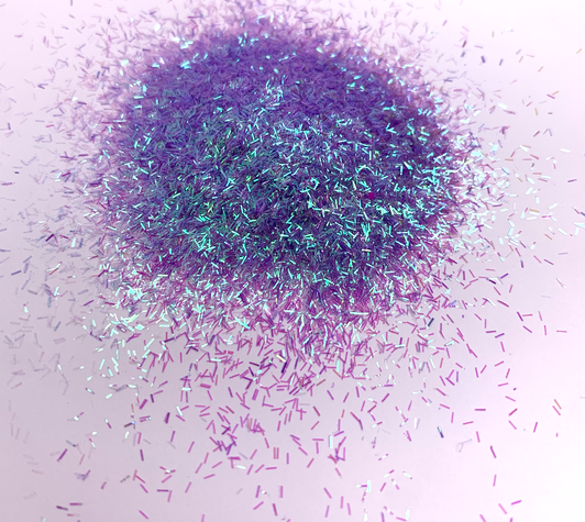 Iridescent Sprinkle Glitter - Taro Froyo