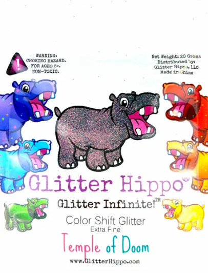 Mauve to Green Color Shift Glitter Extra Fine - Temple of Doom - Glitter Hippo®