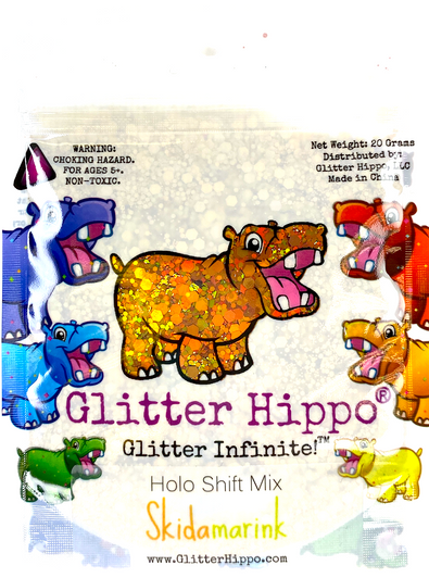 Holo Shift Mix Glitter - Skidamarink - Holographic Color Shifting Chunky Mix Glitter - Glitter for Resin, Glitter for Nails, Glitter for Tumblers, Glitter for Slime